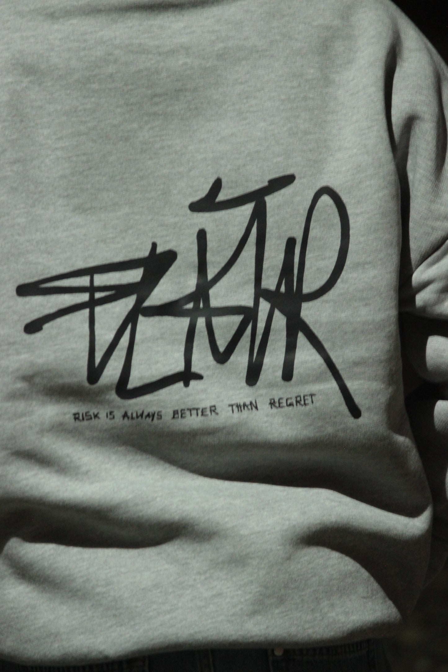 Risk Over Regret Hoodie – Grey