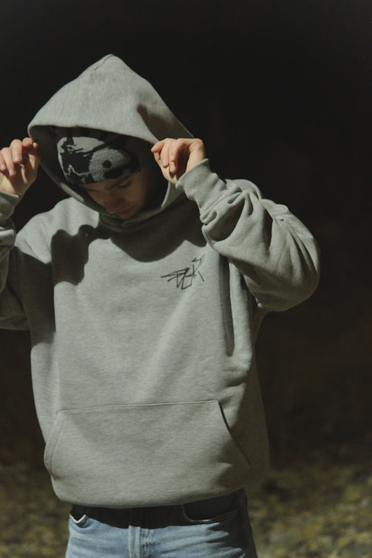 „Risk is always better than Regret‘‘ Hoodie GREY