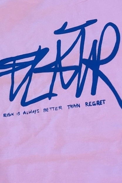 Risk Over Regret Tee – Pink